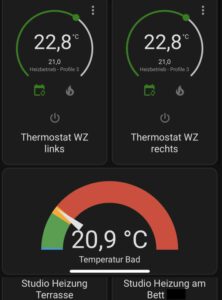 Smart Home System Heizungssteuerung